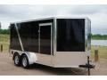 Two Tone 14FT V-Nose Motorcycle Trailer