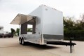 16ft White Flat Front Tailgating Trailer