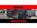  ATC Trailers 8 X 24 ROM 300 b;acl bl;ackout carhauler trailers w PED pkg Cargo / Enclosed Trail