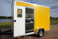 12ft Yellow Single Axle Concession Trailer