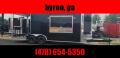 8.5x20 bbq porch concession trailer