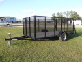 12FT SA UTILITY TRAILER W/EXTRA HIGH MESH SIDES