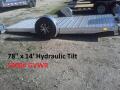2024 Timpte 5x14 All Aluminum Motorsports Series Tilt Trailer 5k GVWR