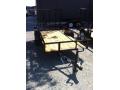 10ft Single Axle Utility Trailer with Wood Deck