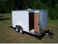 16ft Motorcycle Trailer w/Electric Brakes