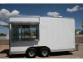 White 16ft Concession Trailer w/Sink Package