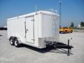 16FT W/CONTRACTOR TRAILER WITH LADDAR RACKS