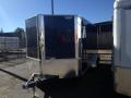 16ft blue v-nose enclosed trailer