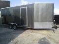 Tandem Axle  25ft pewter 10000 GVWR w/ramp in rear and in v