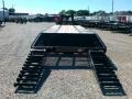 25ft Flatbed Trailer w/5 Foot Dovetail and Ramps