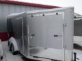 16ft Charcoal and Silver Enclosed Snowmobile Trailer   