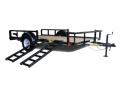 14ft ATV Trailer w/Side Ramps and Rear Gate