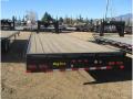25ft  Deckover Tandem Axle Gooseneck Trailer-Flat Deck