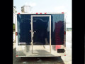 20ft black concession trailer with a/c