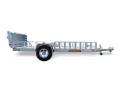12ft Aluminum Utility Trailer w/Side Rails