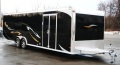 Flat Front 28ft All Aluminum Car Hauler-Loaded-White Walls and Celing