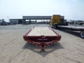 20FT RED STEEL FRAME WITH WOOD DECK 