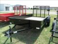 12ft Steel Utility Trailer with Solid Sides