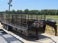  28ft Livestock GN-Black Steel-Bar Top