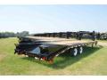 20ft Plus 5 Foot Dovetail Flatbed Trailer w/Side Steps