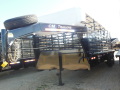20ft Stock Trailer GN w/Electric Brakes