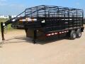 20ft Black Bar Top GN with 7K Axles