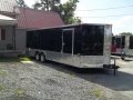 8.5 x 24 carhauler enclosed motorcycle cargo trailer blk