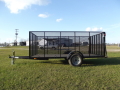 12FT UTILITY TRAILER W/ 4 FOOT MESH SIDES
