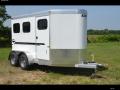 2 HORSE   WHITE/ALUMINUM WITH SIDE GRAPHIC                               