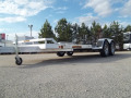 Aluminum 18ft Open Car Hauler with pull-out ramps