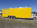 Yellow 30ft  Concession Trailer Finished Interior 