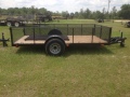 12ft Utility Trailer w/Expanded Metal Sides and Front