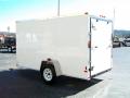 White 10ft Cargo trailer with 3500# Axle