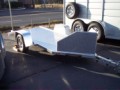 Single 10ft Silver Motorcycle Trailer
