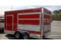 RED 7X14 TA MARQUEE CONCESSION TRAILER