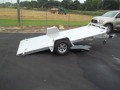 14 ft 5k aluma Tilt equipment carhauler trailer