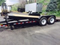 18ft full tilt bed equipment trailer