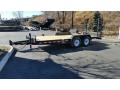 18ft flatbed equipment trailer w/stake pockets