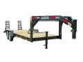  20FT GOOSENECK FLATBED TRAILER W/STAND UP RAMPS                                      