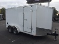 White 14ft Enclosed Cargo Trailer