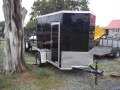 5 x 10 black look american enclosed trailer 