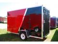 Red/Black Two Tone 12ft Cargo Trailer 