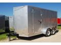 16ft T/A  Silver Trailer with Ramp Door