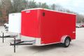 Red Flat Front 8ft Single Axle Trailers