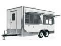 20ft White Truck Body Style Concession Trailer