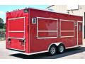 24ft Red T/A Concession Trailer w/Side Door