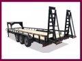 24ft GN Equipment/Jobsite Trailer Tandem Axle with Side Rails  