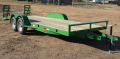 GREEN 20+2FT Flatbed Trailer w/Electric Brakes
