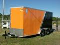 14FT Cargo trailer Orange/Black 