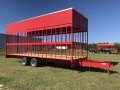 25ft Pine Straw Trailer Red